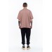 Футболка oversize з високим горлом Cappuccino Футболка oversize з високим горлом Cappuccino