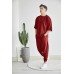 Комплект футболка штани Oversize Комплект футболка штани оверсайз бордовий