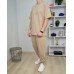 Комплект футболка штани Oversize бежевий Комплект футболка штани Oversize бежевий