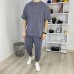 Комплект футболка штани Oversize сірий