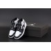 Nike Air Jordan Retro 1 Mid Lase Black White Grey Nike Air Jordan Retro 1 Mid Lase Black White Grey