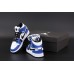 Nike Air Jordan Retro 1 Mid Laser Blue White Black Nike Air Jordan Retro 1 Mid Laser Blue White Black
