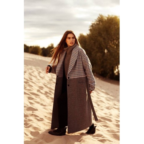 Пальто Oversize двухцветное Пальто Oversize двухцветное