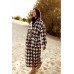 Пальто женское Oversize черно-белое Пальто женское Oversize черно-белое