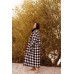 Пальто женское Oversize черно-белое Пальто женское Oversize черно-белое