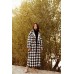 Пальто женское Oversize черно-белое Пальто женское Oversize черно-белое