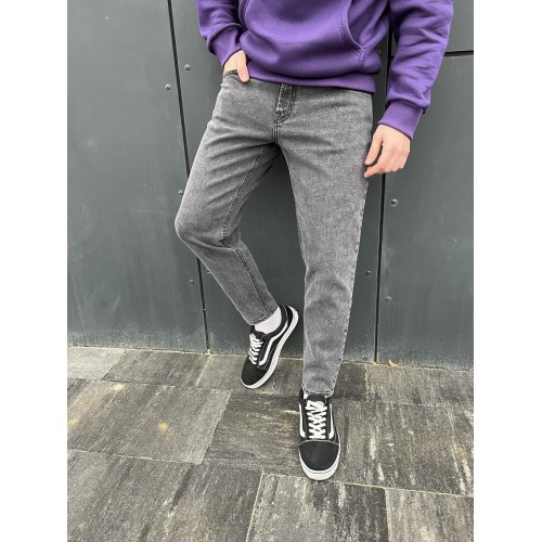 Джинси Мом Grey
