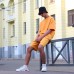 Шорти помаранчеві Шорти котонові помаранчеві
