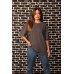 Женская футболка Long oversize серая Hi Mate Женская футболка Long oversize серая Hi Mate