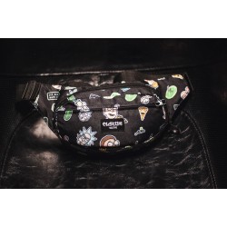 Сумка поясна Rick and Morty Black