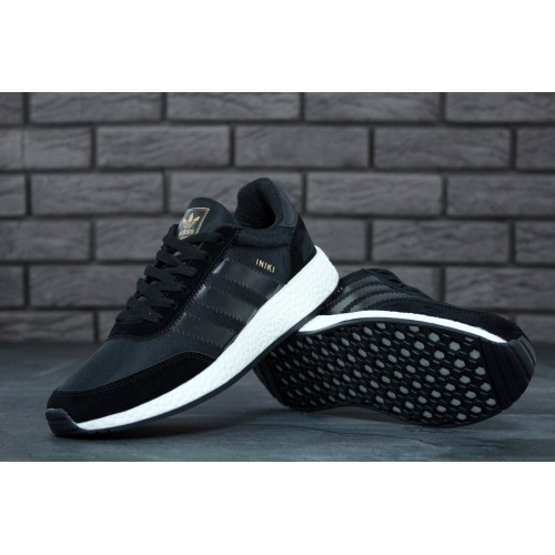 Кросівки Adidas Iniki Runner Full Black White Кросівки Adidas Iniki Runner Full Black White