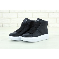 Кроссовки Alexander McQueen High-Tops Leather black