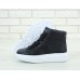 Кроссовки Alexander McQueen High-Tops Leather black Кроссовки Alexander McQueen High-Tops Leather black