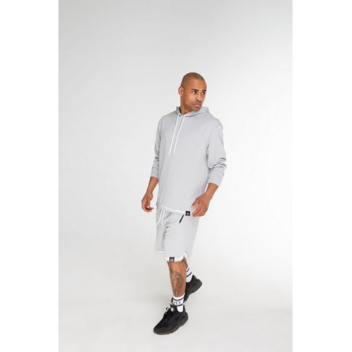 Длинные шорты серые