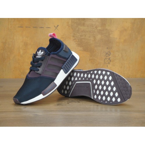 Кроссовки Adidas Nmd Navy Purple Кроссовки Adidas Nmd Navy Purple