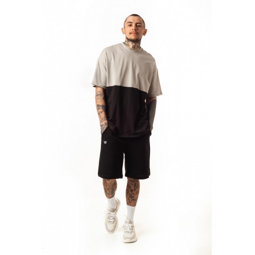 Футболка OVERSIZE двокольорова