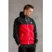 Мужская спортивная ветровка Black/Red