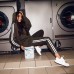 Женский костюм с лампасами хаки Женский костюм с лампасами хаки