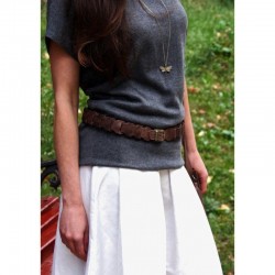 Жіночий бохо-ремінь Горіх